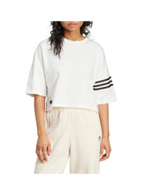 Adidas T-Shirt Donna Bianco/nero - Bianco